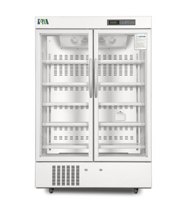 2-8 réfrigérateur médical de pharmacie droite d'affichage numérique des degrés 1006L LED