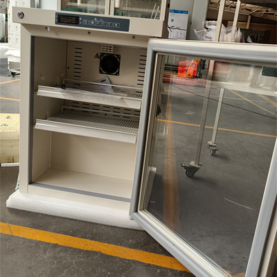 petit réfrigérateur d'hôpital du laboratoire 60L médical avec la porte en verre pour le stockage vaccinique de drogue