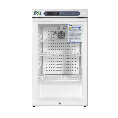 Cabinet vaccinique de réfrigérateur de pharmacie du laboratoire 100L avec la porte en verre pour des drogues