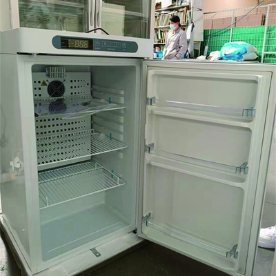 petit congélateur de réfrigérateur médical vaccinique portatif de la pharmacie 100L avec la porte écumante