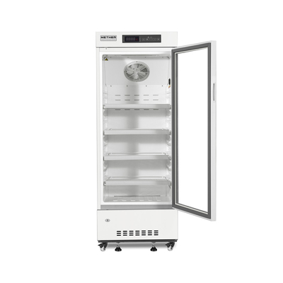 réfrigérateur en verre médical de coffret d'étalage de pharmacie de la porte 226L pour l'hôpital/laboratoire